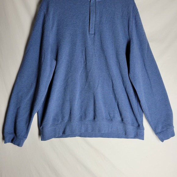 Jos. A. Bank Men's Pullover Sweater Size XXL Blue Patched Elbow Tailored Fit - Picture 4 of 10